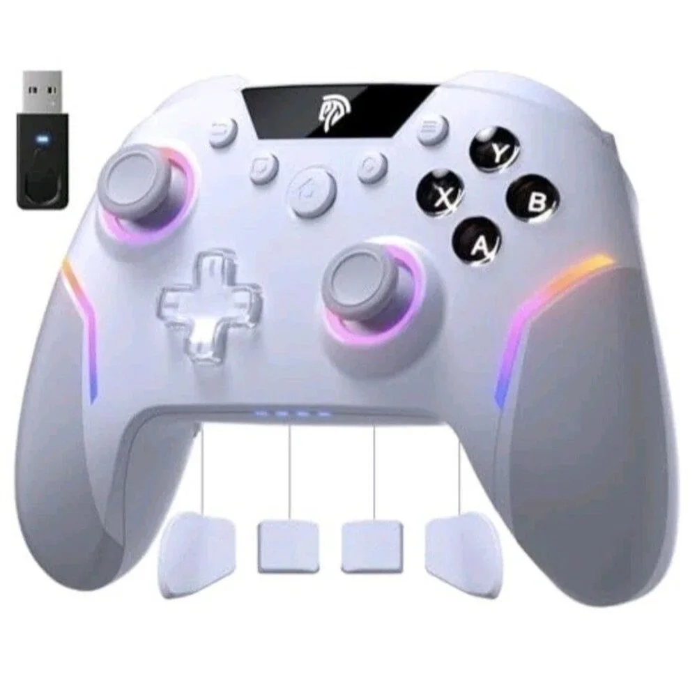 EasySMX X20 RGB Wireless Gaming Controller PC Switch Steam Android Bluetooth